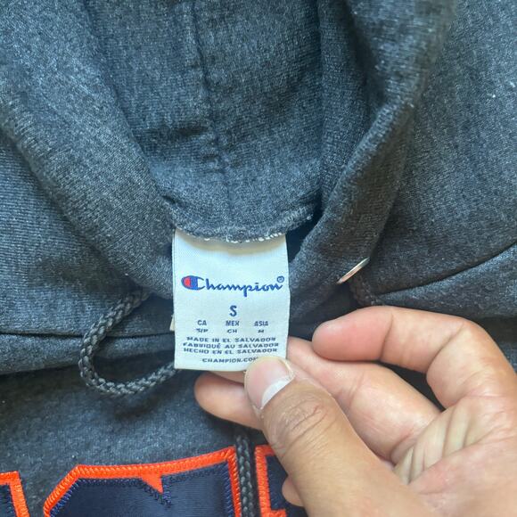vintage y2k cal state university of fullerton champion hoodie small 2000s csuf - Picture 4 of 7